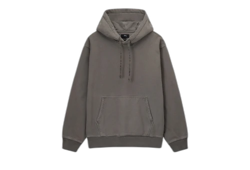 Stussy Pigment Dyed Fleece Hoodie Charcoal (SS23)