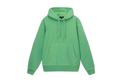 Stussy Pigment Dyed Fleece Hoodie Green (FW22)