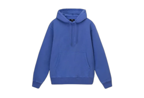 Stussy Pigment Dyed Fleece Hoodie Ultramarine (FW22)