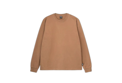 Stussy Pigment Dyed LS Crew Brown (FW22)