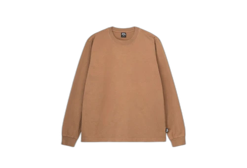 Stussy Pigment Dyed LS Crew Brown (SS23)