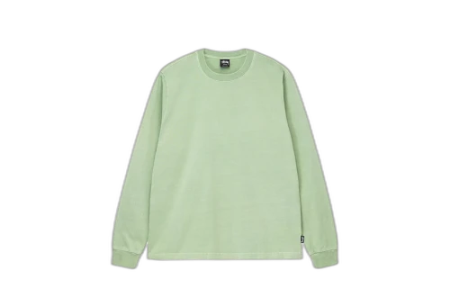 Stussy Pigment Dyed LS Crew Green (FW22)