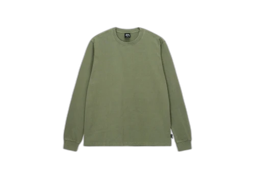 Stussy Pigment Dyed LS Crew Olive (SS23)