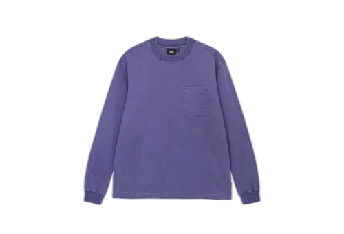 Stussy Pigment Dyed Mock Neck Purple (FW22)