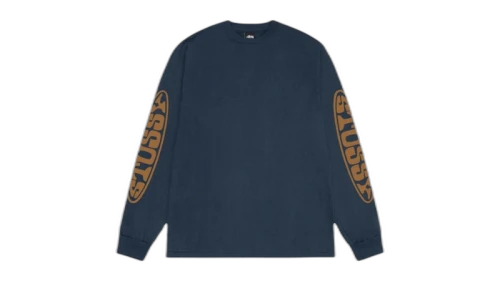 Stussy Pill L/S Tee Navy