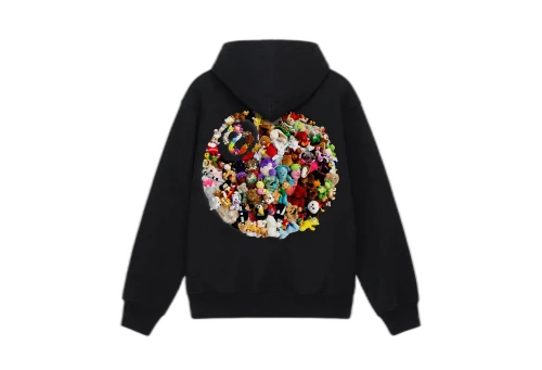 Stussy Plush Hoodie Black (SS23)