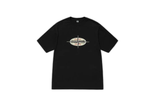 Stussy Points Pigment Dyed Tee Black (FW22)