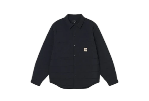 Stussy Quilted Fatigue Shirt Black (FW22)