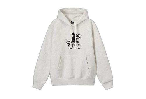 Stussy Rat Hoodie Ash Heather (FW22)