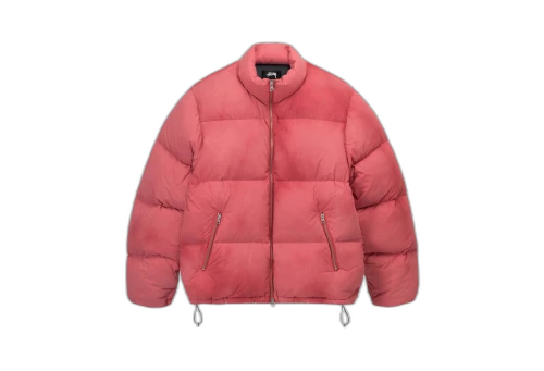Stussy Recycled Nylon Down Puffer Faded Red (FW22)