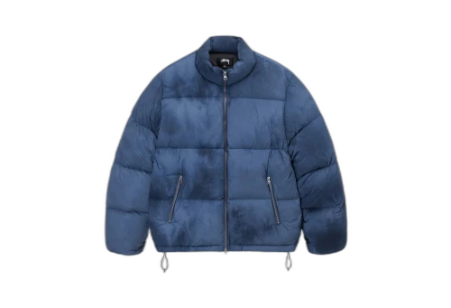 Stussy Recycled Nylon Down Puffer Washed Navy (FW22)
