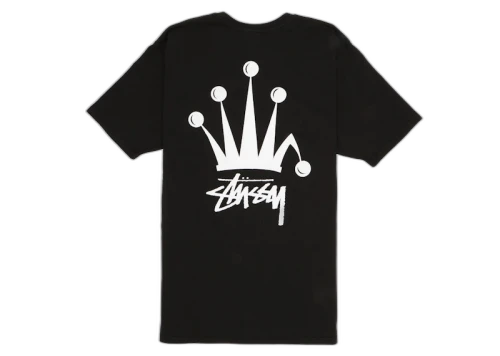 Stussy Regal Crown Pigment Dyed T-shirt Black