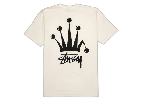 Stussy Regal Crown Pigment Dyed T-shirt Natural