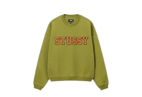 Stussy Relaxed Oversized Crew Green (SS23)