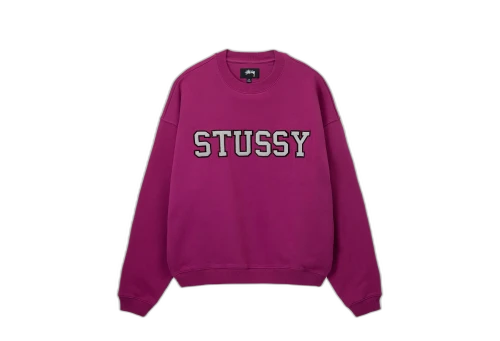 Stussy Relaxed Oversized Crew Magenta (SS23)