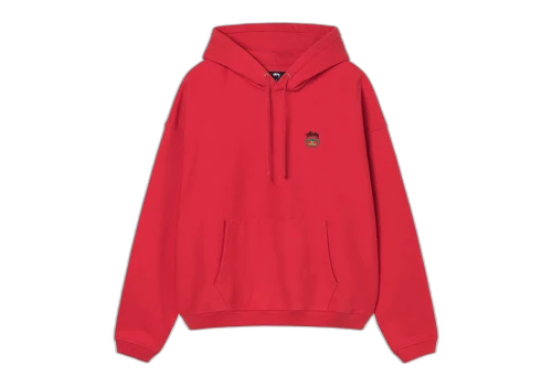 Stussy Relaxed Oversized Hoodie Red (FW22)