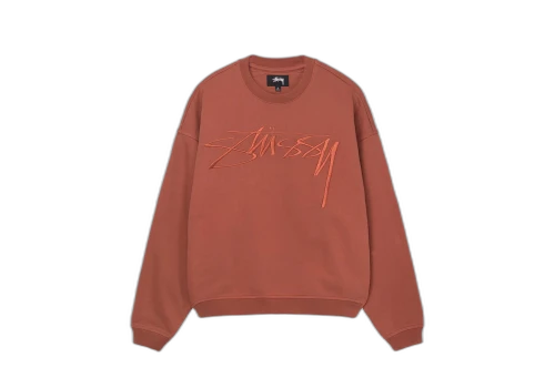 Stussy Relaxed Smoothstock Crew Brick (FW22)