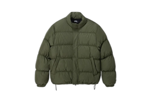 Stussy Ripstop Down Puffer Jacket Olive (FW22)