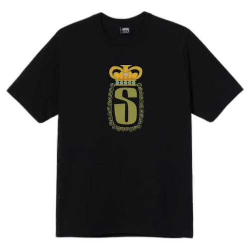 Stussy S Crown T-shirt Black