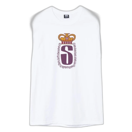 Stussy S Crown T-shirt White