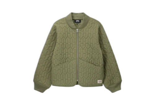 Stussy S Quilted Liner Jacket Olive (SS23)