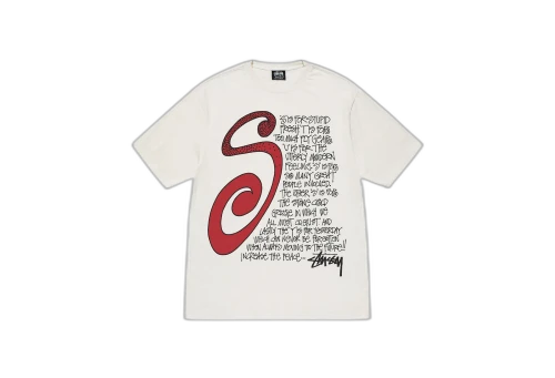 Stussy S Talk Pigment Dyed Tee Natural (FW22)