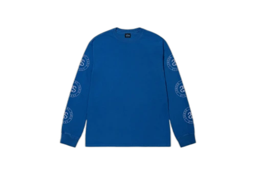 Stussy Seal Pigment Dyed LS Tee Blue (FW22)