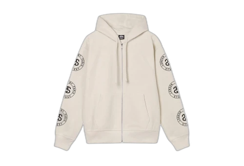 Stussy Seal Zip Hoodie Putty (FW22)