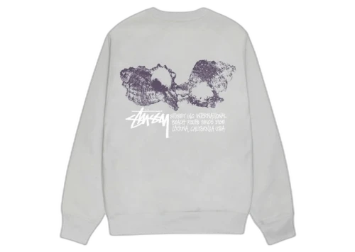 Stussy Shells Crew Fog