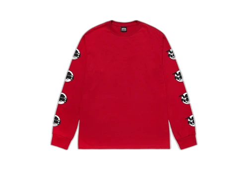 Stussy Skateman LS Tee Dark Red (FW22)