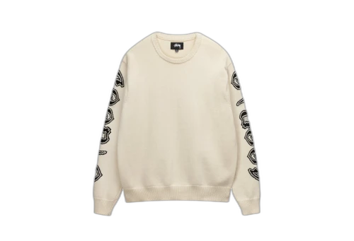 Stussy Sleeve Logo Sweater Natural (SS23)