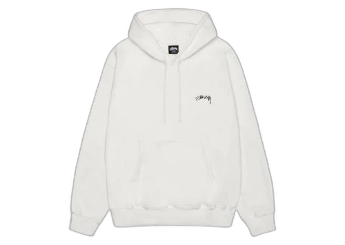 Stussy Smooth Stock Pigment Dyed Hoodie Natural