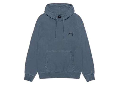 Stussy Smooth Stock Pigment Dyed Hoodie Navy