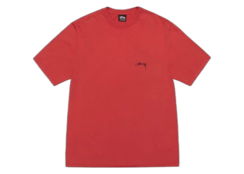 Stussy Smooth Stock Pigment Dyed Tee Guava