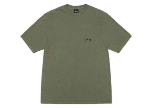 Stussy Smooth Stock Pigment Dyed Tee Olive