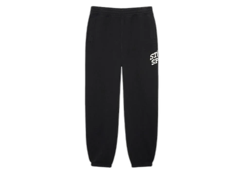 Stussy Sport Crackle Fleece Pant Washed Black