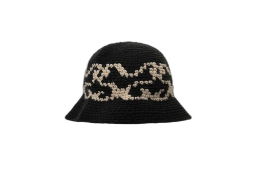 Stussy SS Knit Bucket Hat Black (FW22)