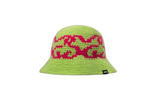 Stussy SS Knit Bucket Hat Lime (FW22)