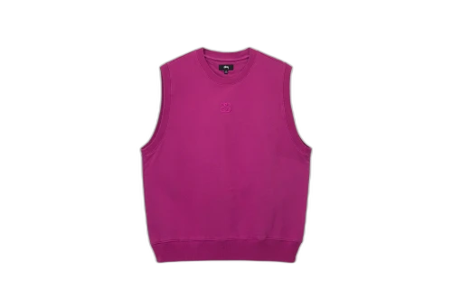 Stussy SS-Link Fleece Vest Magenta (SS23)