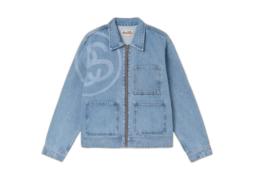 Stussy SS-Link Zip Work Jacket Stone Wash (FW22)