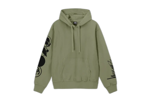 Stussy Stacked Pigment Dyed Hoodie Artichoke (FW22)
