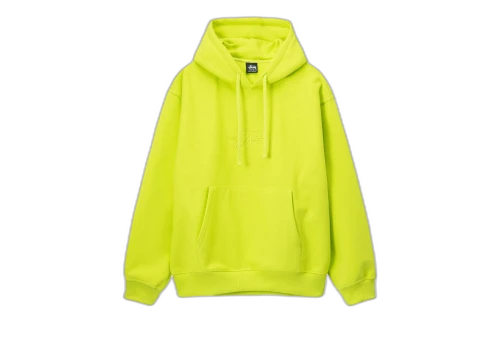 Stussy Stock Logo Applique Hoodie Keylime (SS23)