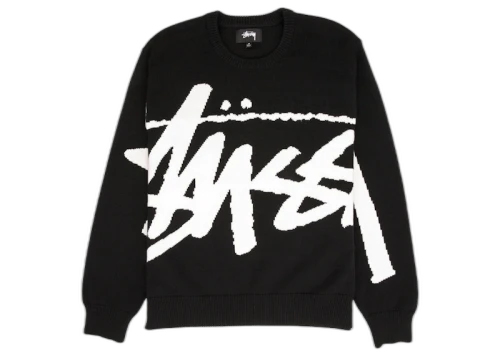 Stussy Stock Sweater Black