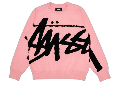 Stussy Stock Sweater Pink