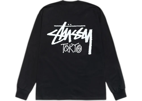 Stussy Stock Tokyo LS Tee Black