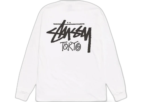Stussy Stock Tokyo LS Tee White
