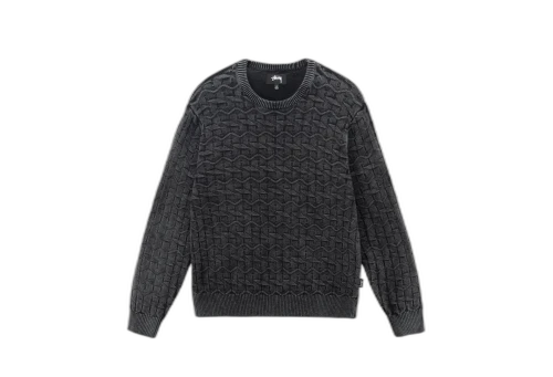 Stussy Strand Sweater Black (FW22)