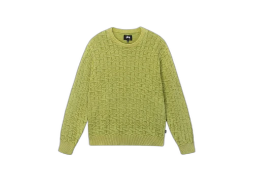 Stussy Strand Sweater Lime (FW22)