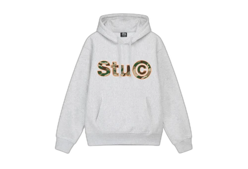 Stussy Stu C. Hoodie Ash Heather (SS23)