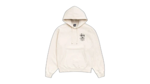Stussy Summer Classics Garment Dyed Hoodie Bone